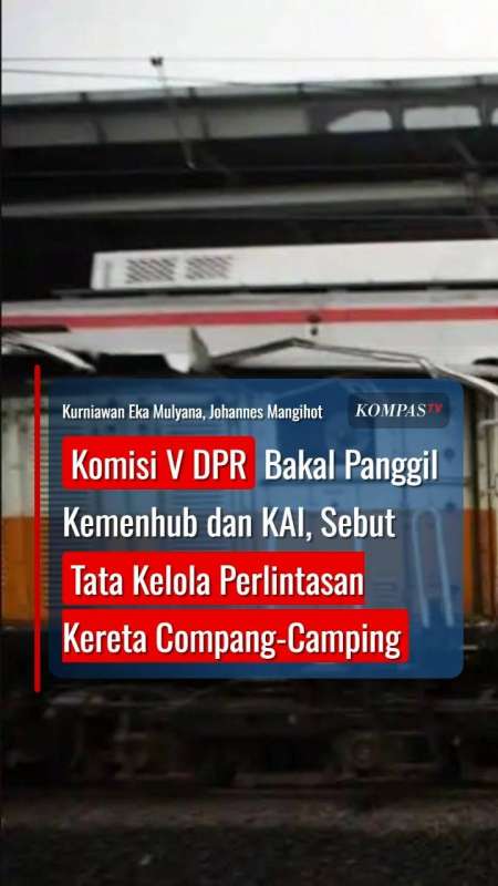 Komisi V DPR Bakal Panggil Kemenhub Dan KAI, Ingin Bahas Tata Kelola Perlintasan Kereta