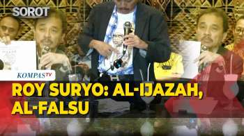 Sorotan! Roy Suryo Pakai Baju Bertuliskan “Al-Ijazah, Al-Palsu” Saat Konferensi Pers