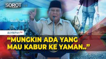 Prabowo Singgung Lagi Indonesia Gelap: Matanya Buram, Mungkin Mau Kabur Ke Yaman
