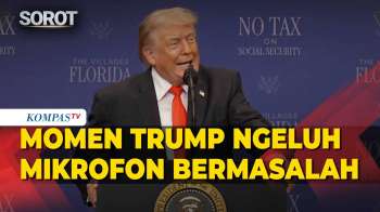 Momen Trump Ngeluh Gegara Mikrofon Bermasalah Saat Pidato, Minta Staf Naikkan Volume