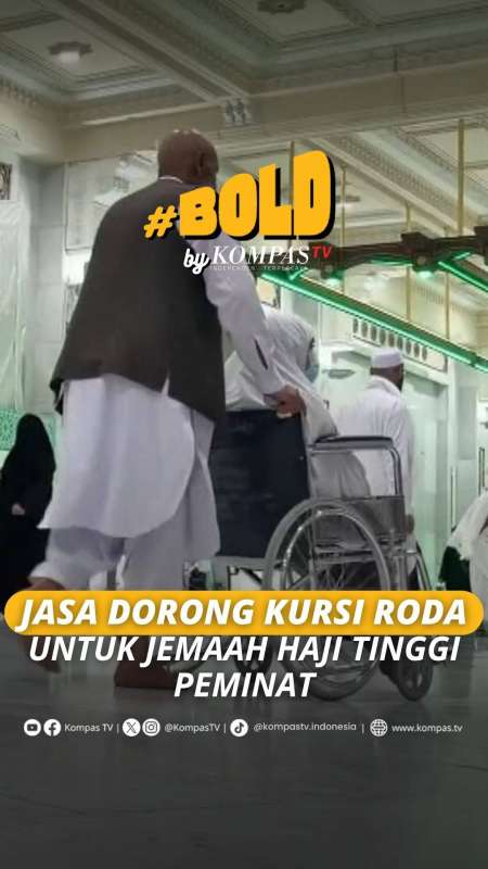 JASA DORONG KURSI RODA UNTUK JEMAAH HAJI TINGGI PEMINAT