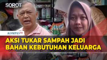 Keren! Warga Sukabumi Tukar Sampah dengan Kebutuhan Rumah Tangga