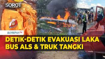 Detik-Detik Evakuasi Kecelakaan Bus ALS Vs Truk Tangki, 16 Korban Tewas