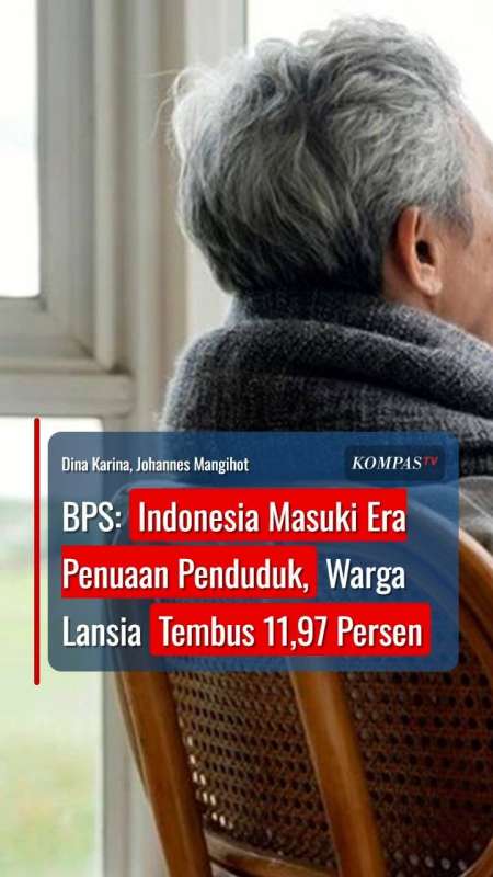 BPS Ungkap RI Masuki Era Penuaan Penduduk, Warga Lansia Tembus 11,97 Persen
