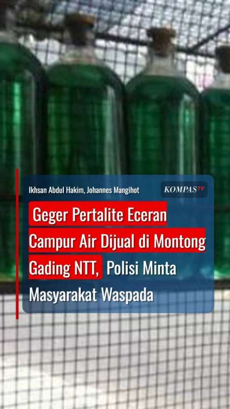 Geger Pertalite Eceran Campur Air Dijual di Montong Gading NTT, Masyarakat Diminta Waspada