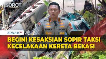 Terungkap! Pengakuan Sopir Taksi  Online Tertemper KRL, Saat Laka Kecelakaan Kereta Bekasi Timur