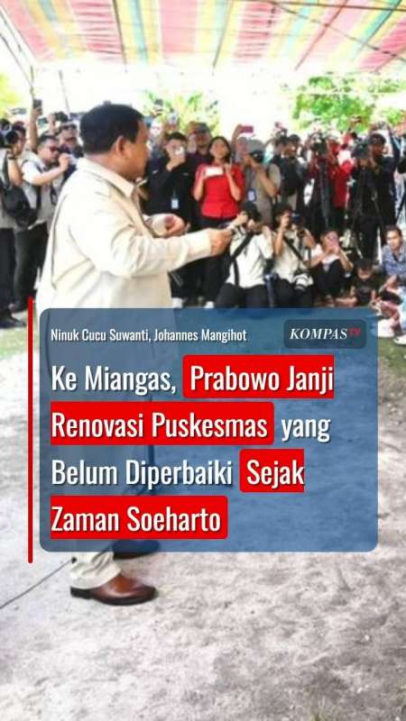 Ke Miangas, Prabowo Janji Renovasi Puskesmas Yang Belum Diperbaiki Sejak Zaman Soeharto