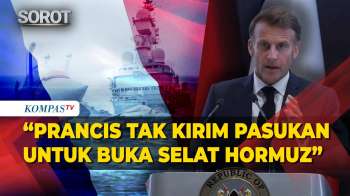 Macron Tegaskan Prancis Tak Kirim Pasukan ke Selat Hormuz