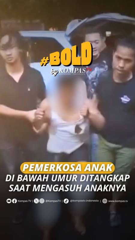 PEMERKOSA ANAK DI BAWAH UMUR DITANGKAP SAAT MENGASUH ANAKNYA