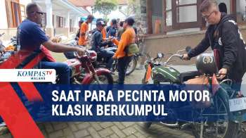 Kala Pecinta Sepeda Motor Antik Berkumpul Di Kota Malang