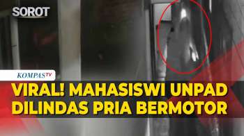 Viral! Rekaman CCTV Mahasiswi Unpad Dikejar Dan Dilindas Pria Bermotor