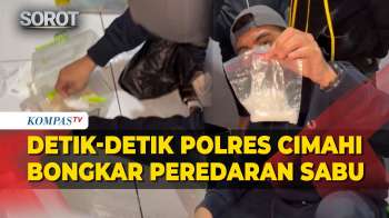 Detik-detik! Polisi Bongkar Modus Pengedar Sabu Di Cimahi, Disimpan Di Wadah Beras