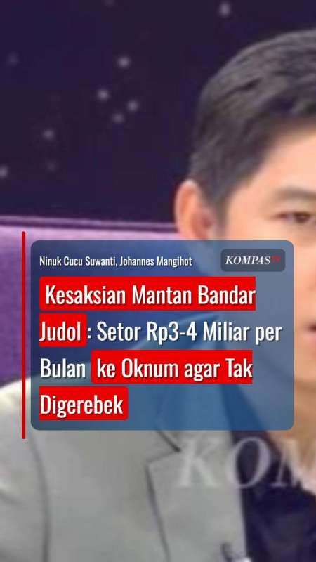 Kesaksian Mantan Bandar Judol: Setor Rp3-4 Miliar per Bulan ke Oknum agar Tak Digerebek