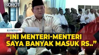 Presiden Prabowo: Menteri-Menteri Saya Banyak Masuk Rumah Sakit, Karena Kerjanya Keras!