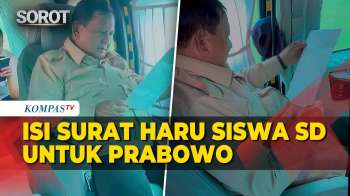 Surat Haru Siswa SD untuk Prabowo: Terima Kasih MBG, Saya Ingin ke Istana