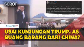 Takut Disadap? Delegasi AS Buang Barang dari China sebelum Naik Air Force One usai Kunjungan Trump
