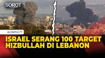Israel Serang Sekitar 100 Target Hizbullah Di Lebanon Selatan!