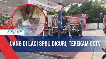 Nekat! Seorang Pria Curi Uang Jutaan Rupiah di Laci Kasir SPBU