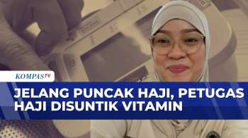 Jelang Puncak Haji 2026, Petugas Haji Disuntik Vitamin untuk Jaga Kesehatan
