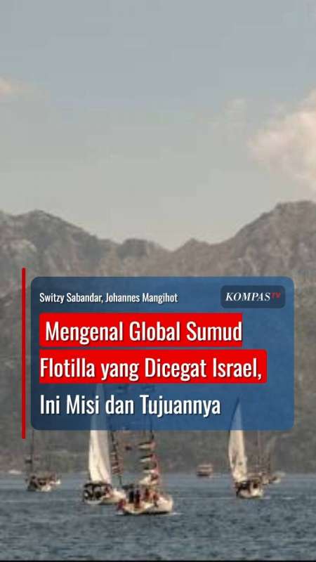 Mengenal Global Sumud Flotilla Yang Dicegat Israel, Ini Misi Dan Tujuannya
