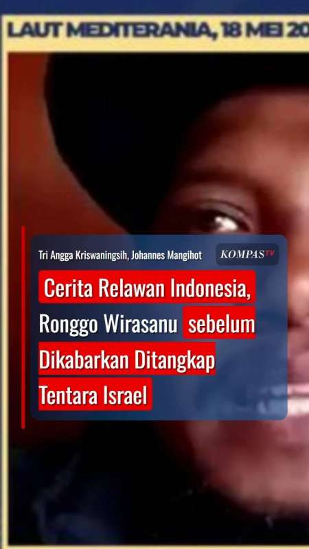 Cerita Relawan Indonesia, Ronggo Wirasanu sebelum Dikabarkan Ditangkap Tentara Israel