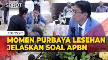 Saat Menkeu Purbaya Sampai Lesehan Jelaskan Soal ABPN
