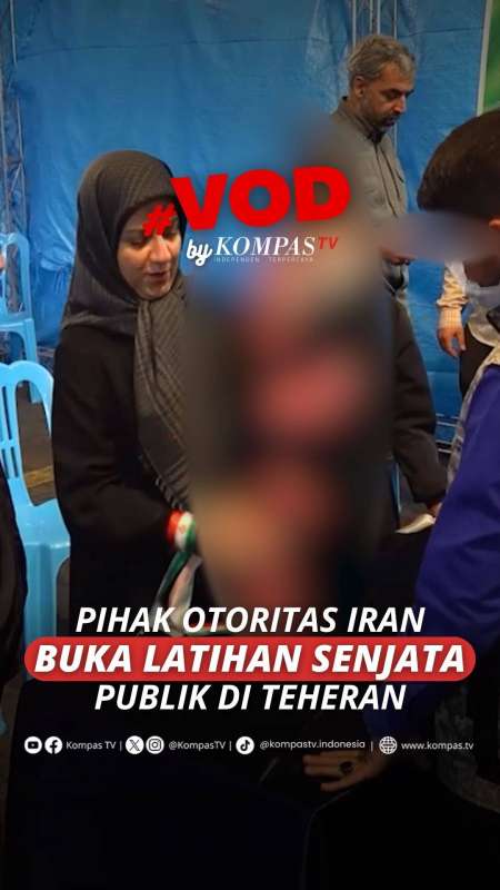 PIHAK OTORITAS IRAN BUKA LATIHAN SENJATA PUBLIK DI TEHERAN