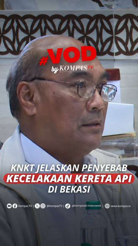 KNKT JELASKAN PENYEBAB KECELAKAAN KERETA API DI BEKASI