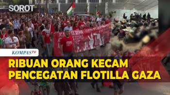 Protes Memanas Di Athena, Ribuan Orang Kecam Pencegatan Flotilla Gaza