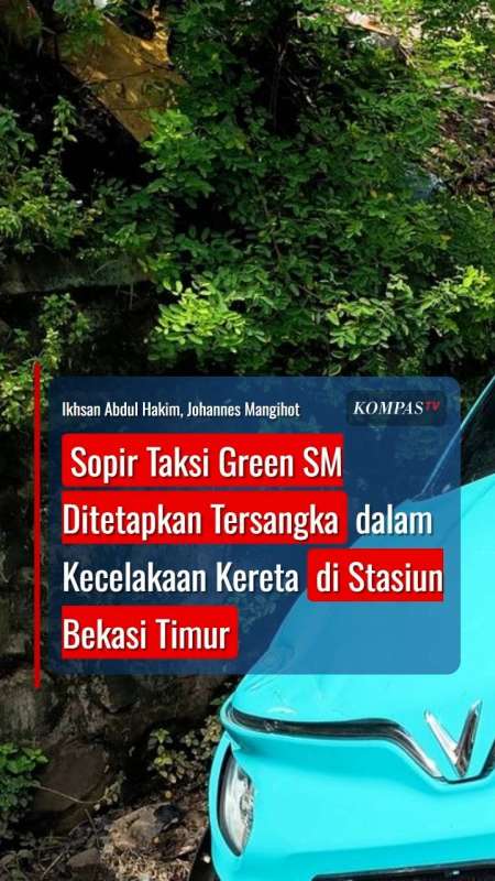 Sopir Taksi Green SM jadi Tersangka dalam Kecelakaan Kereta di Stasiun Bekasi Timur