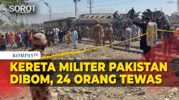 Dibom! Kereta Angkut Militer Pakistan Hancur, 24 Orang Dilaporkan Tewas