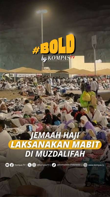 JEMAAH HAJI LAKSANAKAN MABIT DI MUZDALIFAH