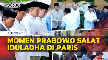 Momen Hangat Presiden Prabowo Subianto Salat Iduladha Bersama Diaspora Di Paris