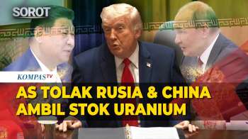 Presiden AS Trump Tolak Jika Rusia Atau China Ambil Stok Uranium Milik Iran