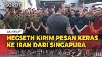 Menhan AS Pete Hegseth Kirim Pesan Keras Ke Iran Dari Singapura
