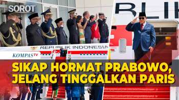 Sikap Hormat Presiden Prabowo Jelang Tinggalkan Prancis, Usai Kunjungan Kenegaraan di Paris
