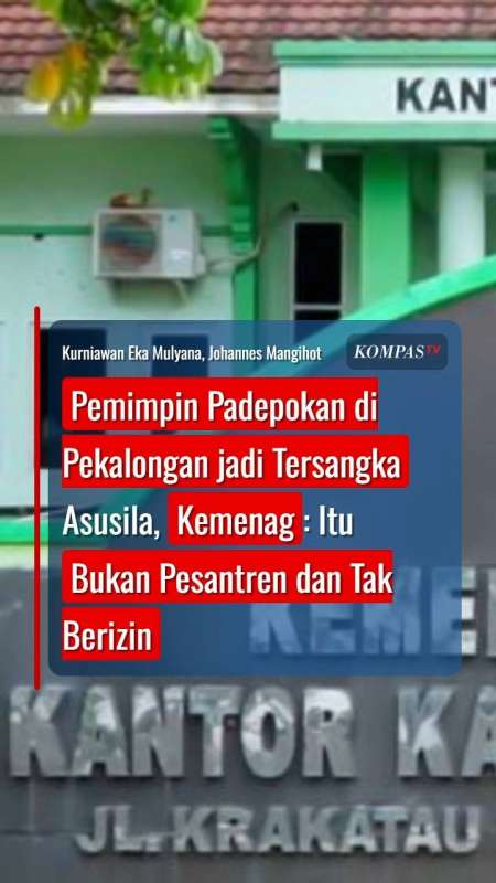 Pemimpin Padepokan di Pekalongan jadi Tersangka Asusila, Kemenag Itu Bukan Pesantren