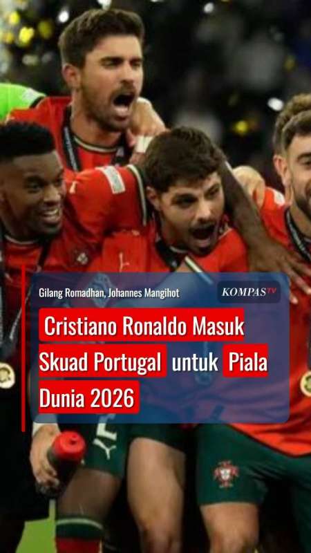 Cristiano Ronaldo Masuk Skuad Portugal untuk Piala Dunia 2026