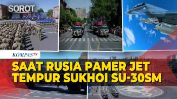 Wow! Rusia Pamer Alutsista, Jet Tempur Su-30SM Tampil dalam Parade Militer di Yerevan