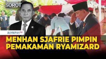 [FULL] Detik-Detik Menhan Sjafrie Pimpin Upacara Pemakaman Militer Ryamizard Ryacudu