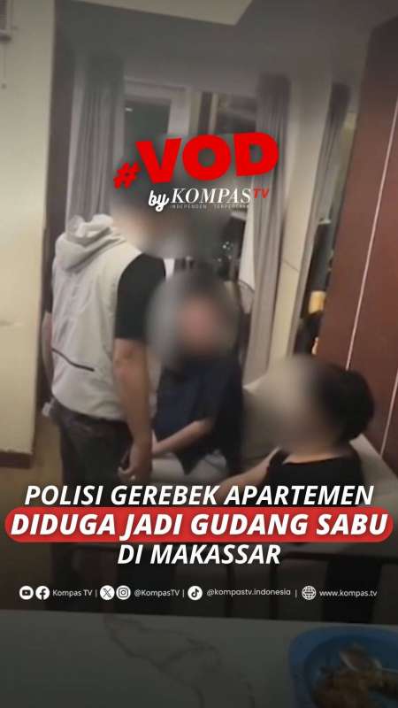 Polisi Gerebek Apartemen Diduga Jadi Gudang Sabu Di Makassar 
