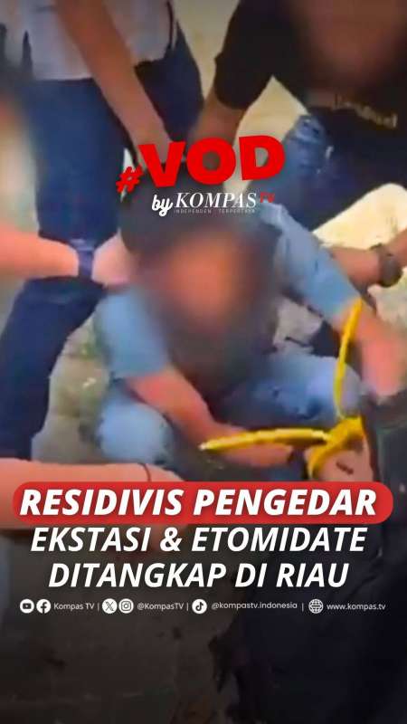Residivis Pengedar Ekstasi & Etomidate Ditangkap Di Riau