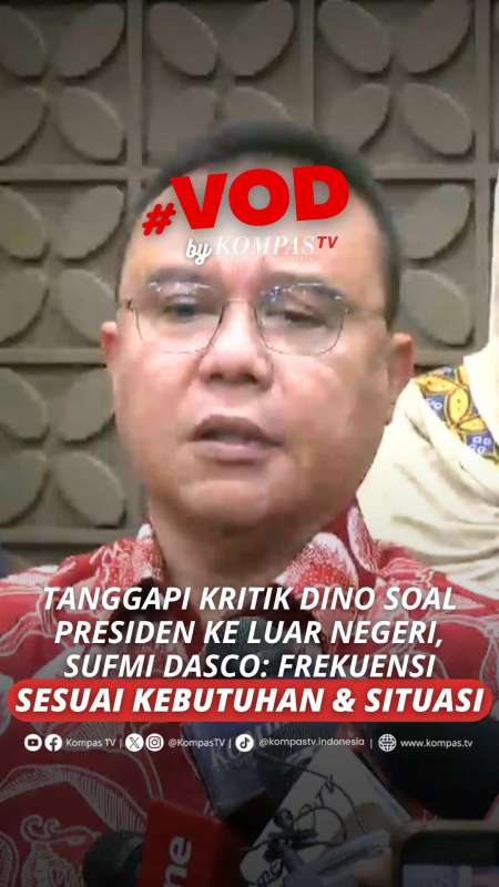 Tanggapi Kritik Dino Soal Presiden ke Luar Negeri, Dasco: Frekuensi Sesuai Kebutuhan