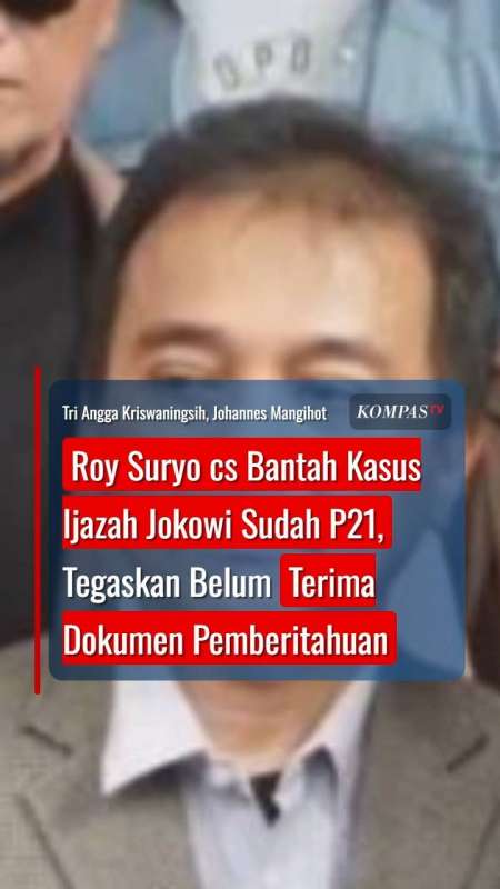 Belum Terima Dokumen Pemberitahuan, Roy Suryo cs Bantah Kasus Ijazah Jokowi sudah P21