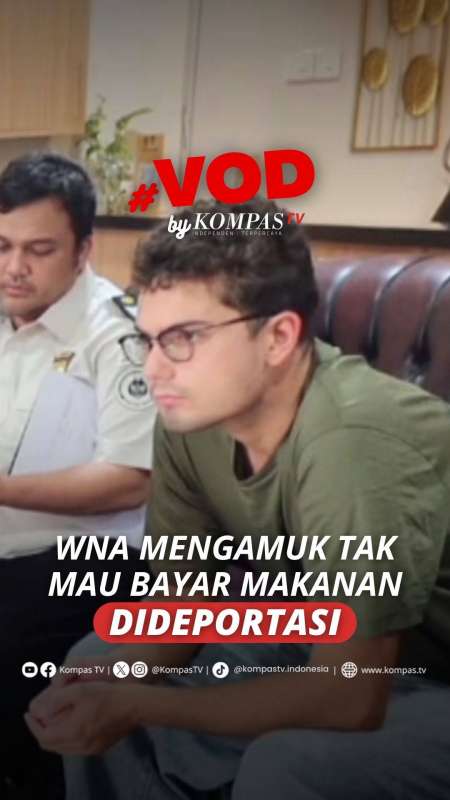 WNA Mengamuk Tak Mau Bayar Makanan Dideportasi