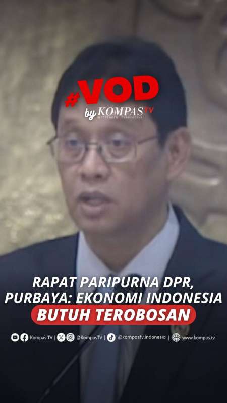 Rapat Paripurna DPR, Purbaya: Ekonomi Indonesia Butuh Terobosan