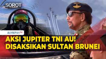 Bikin Takjub! Aksi Jupiter TNI AU di Langit Brunei, Disaksikan Langsung Sultan Bolkiah