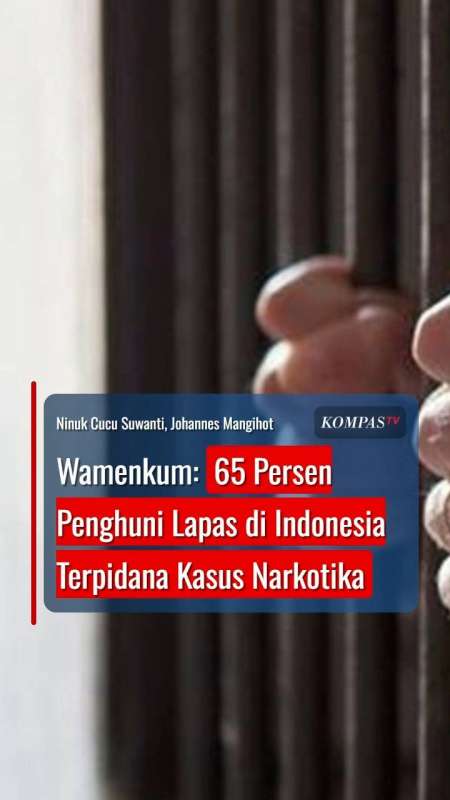 Wamenkum: 65 Persen Penghuni Lapas di Indonesia Terpidana Kasus Narkotika