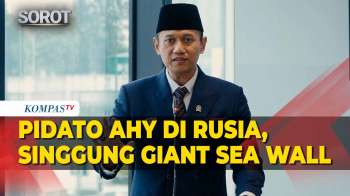 Pidato Menko AHY di Rusia, Bicara Perkeretaapian hingga Giant Sea Wall