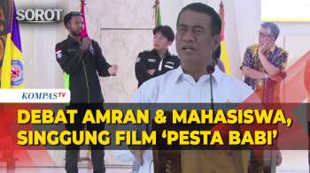 [FULL] Debat Mentan Amran-Mahasiswa Singgung soal Film Pesta Babi: Pokoknya Bebas Bertanya